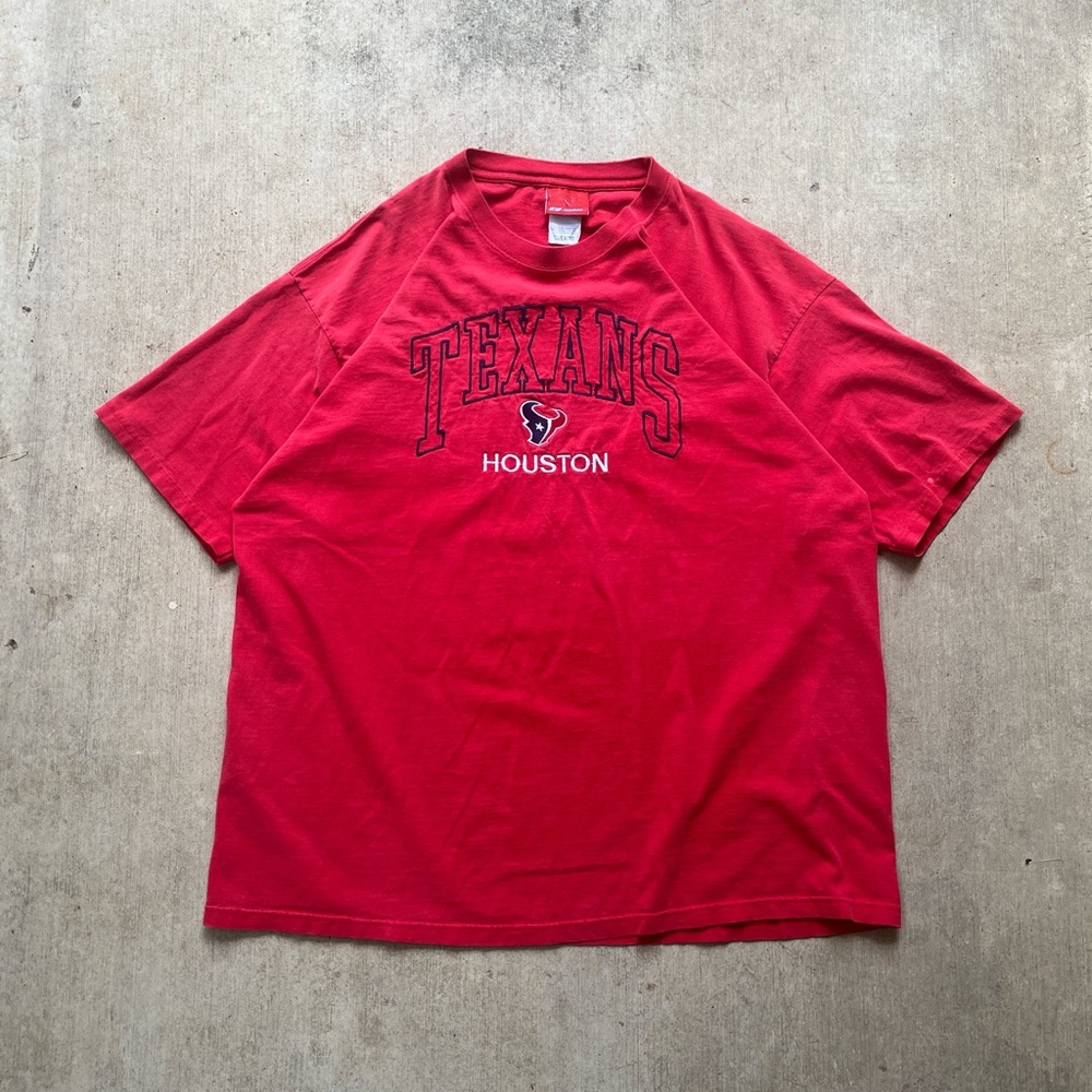 Reebok Houston Texans Embroidered Short Sleeve Tees